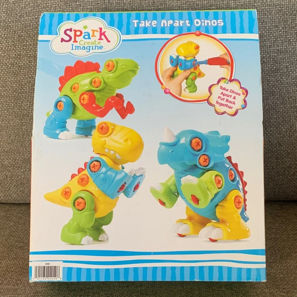 Spark Create Imagine Take Apart Dinos Educational Toy Dinosaur Playset
